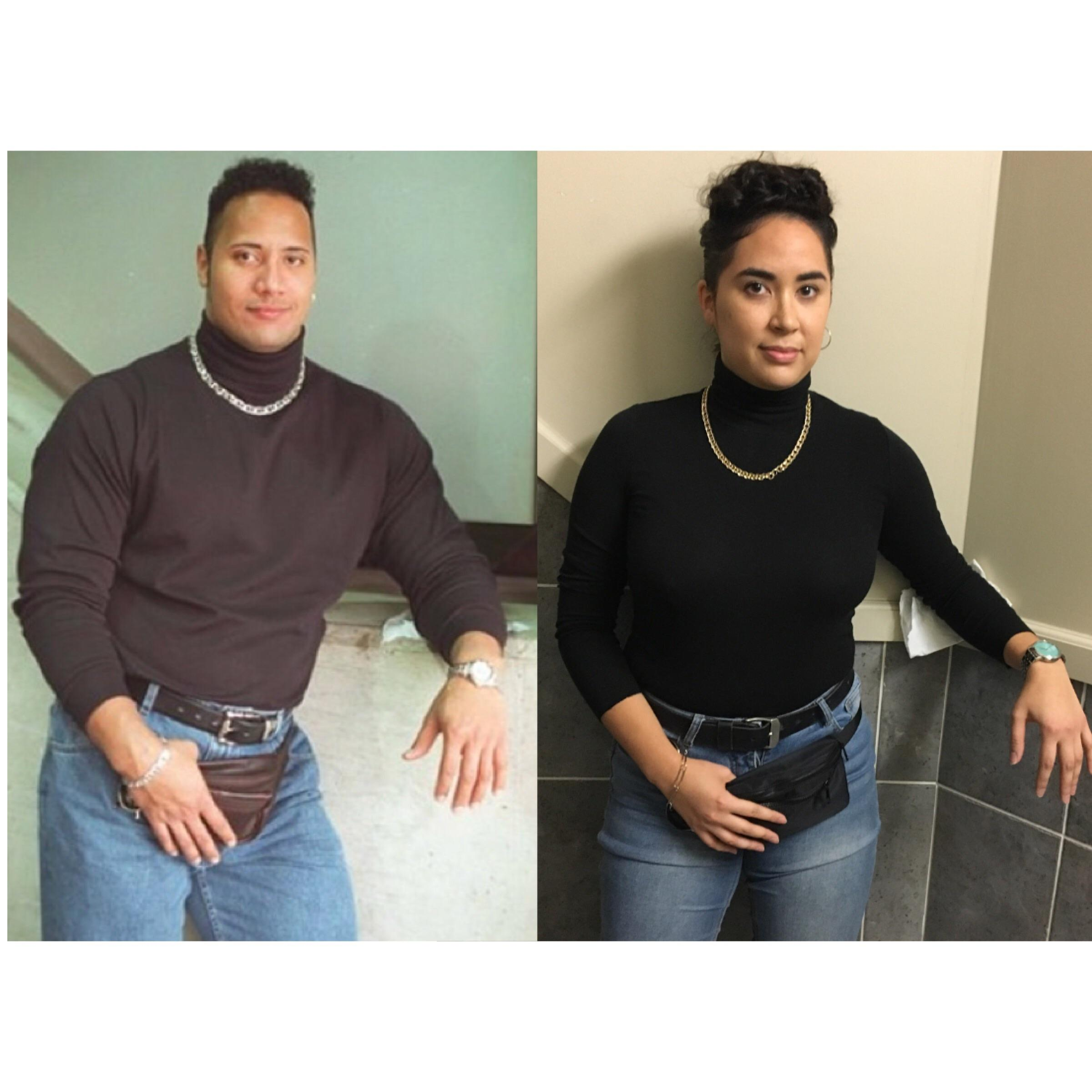 the rock turtleneck meme meme image