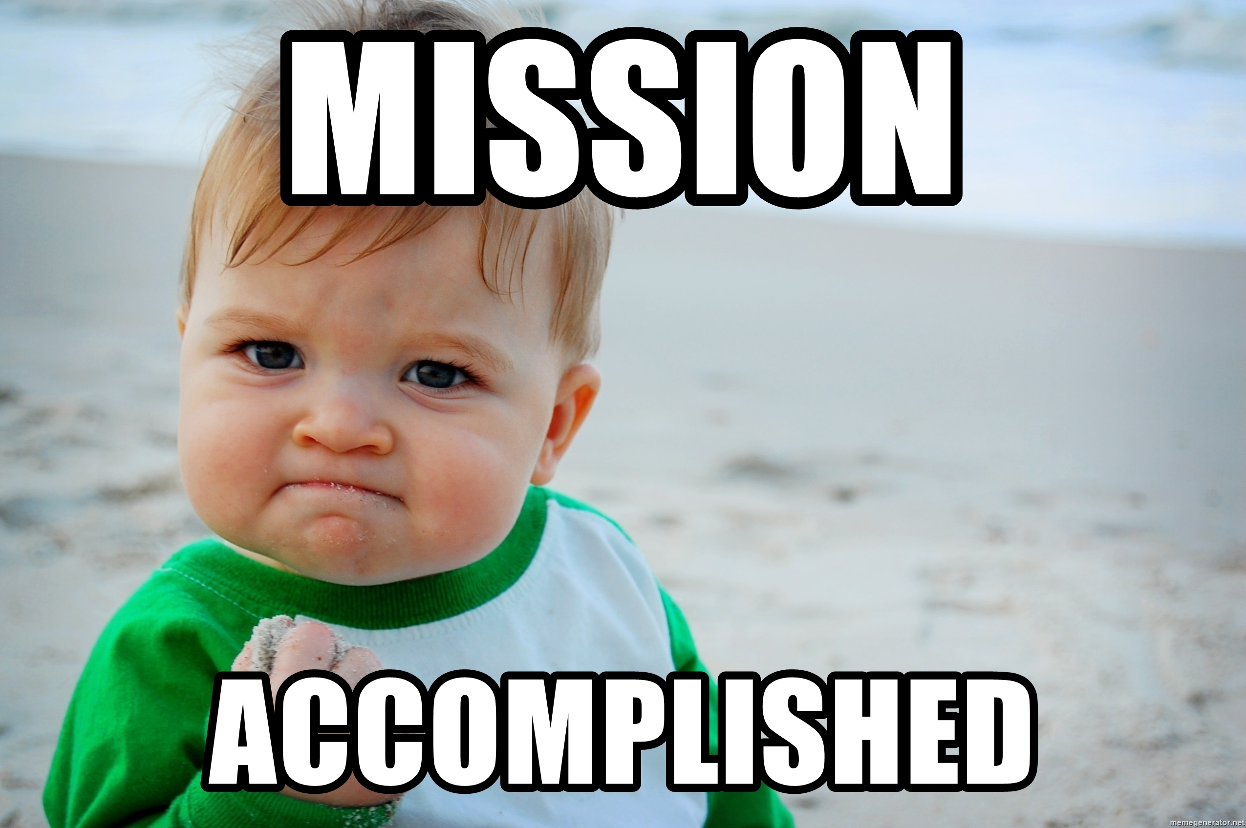 mission accomplished meme meme image