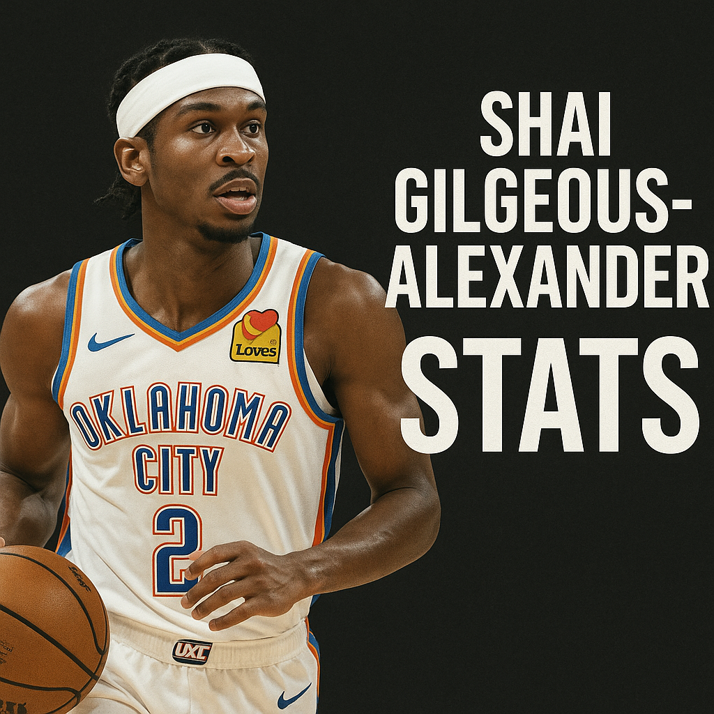 shai gilgeous alexander stats NBA highlight image