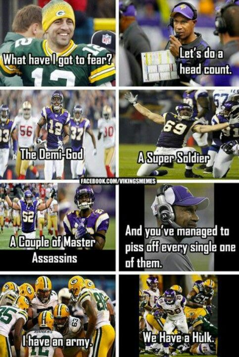 packers vs vikings meme meme image