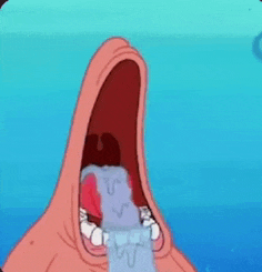 patrick mouth open meme meme image