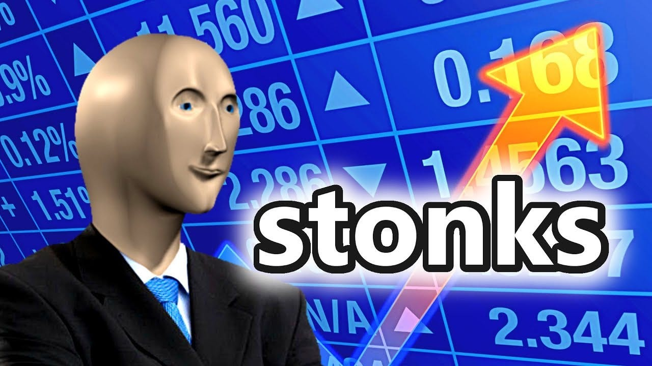 stonks meme meme image