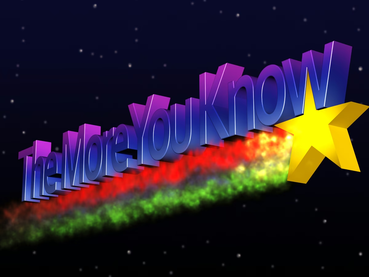 the more you know meme meme image