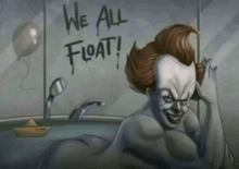 pennywise bathtub meme meme image