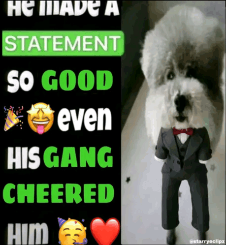 he made a statement so good meme meme image