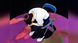 shinji chair meme meme image