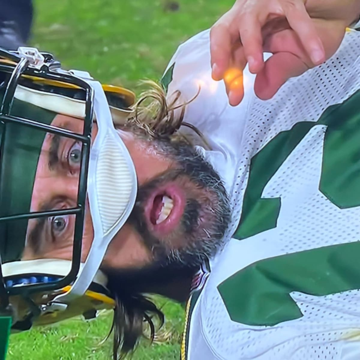 aaron rodgers sacked meme meme image