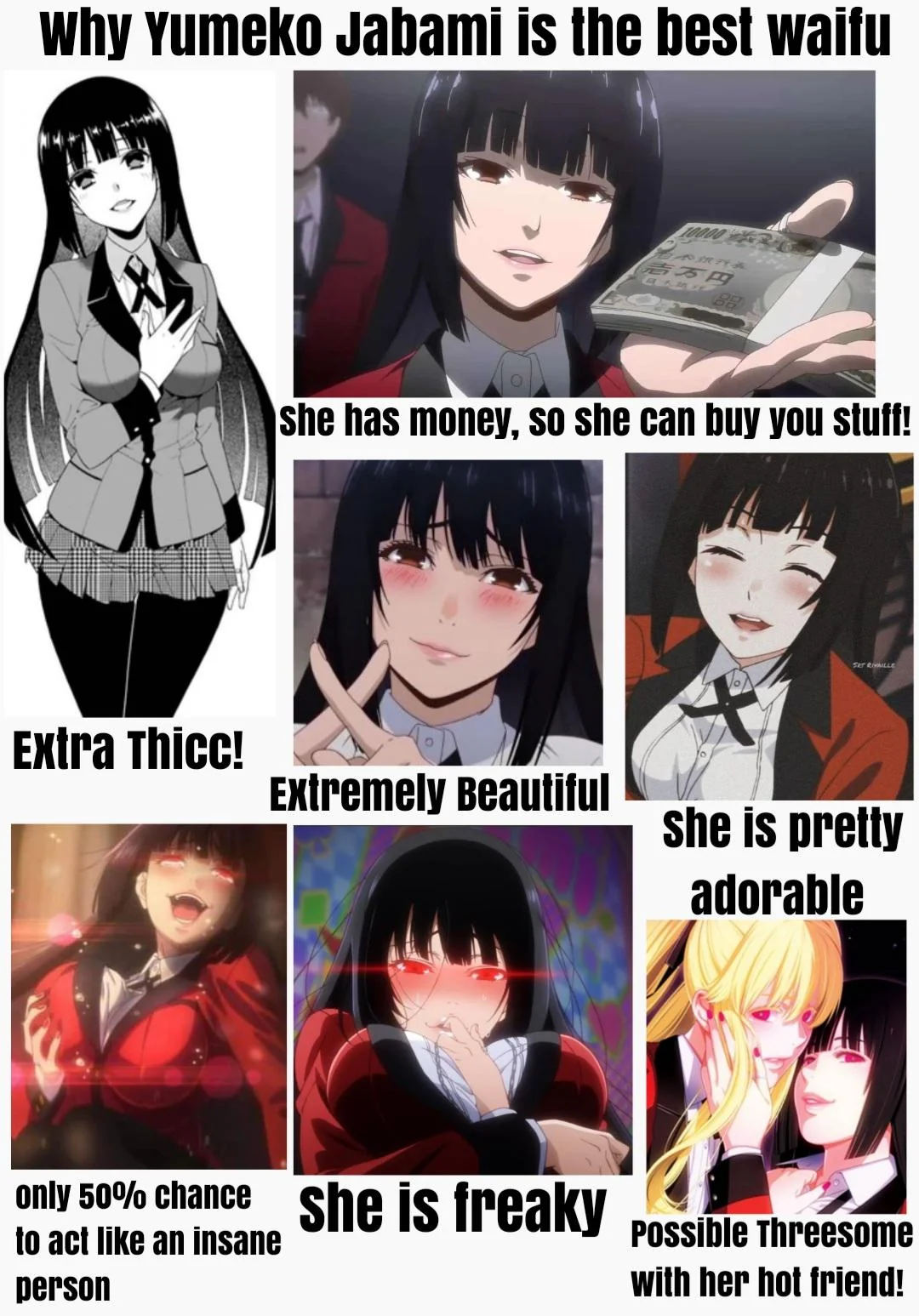 yumeko jabami meme meme image