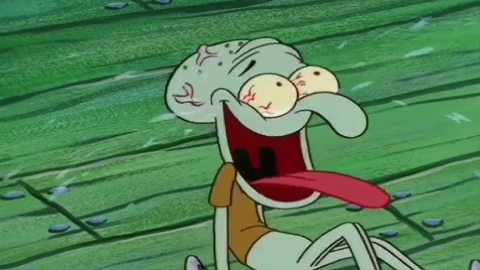 squidward laughing meme meme image