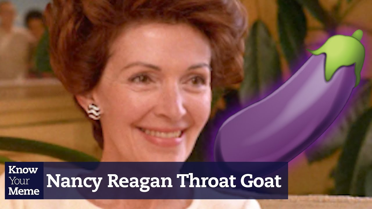 nancy reagan throat meme meme image